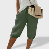 Mariana™ ｜ Pantaloni Scurți Ușori din Bumbac și In