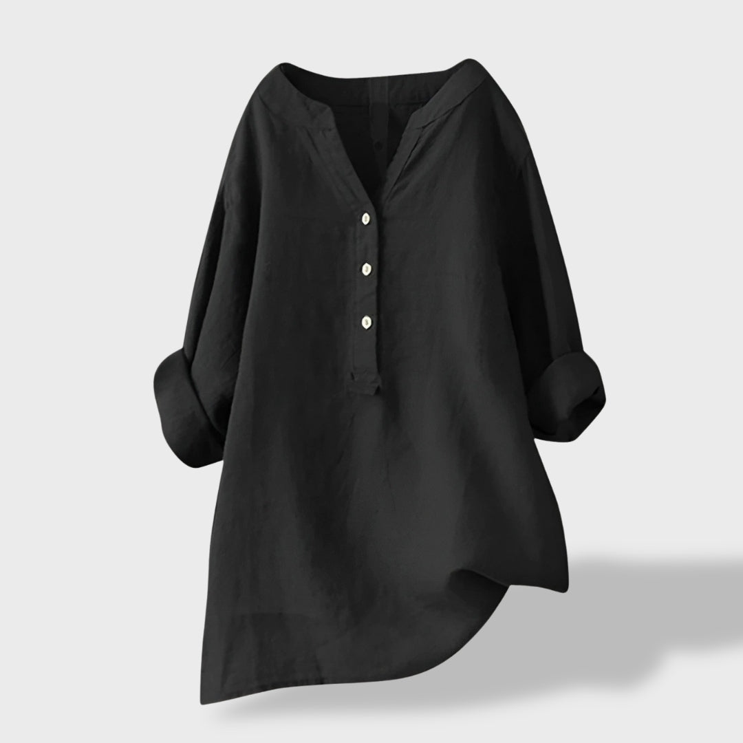 Beatriz™｜Cămașă Ușoară din In pentru Vară