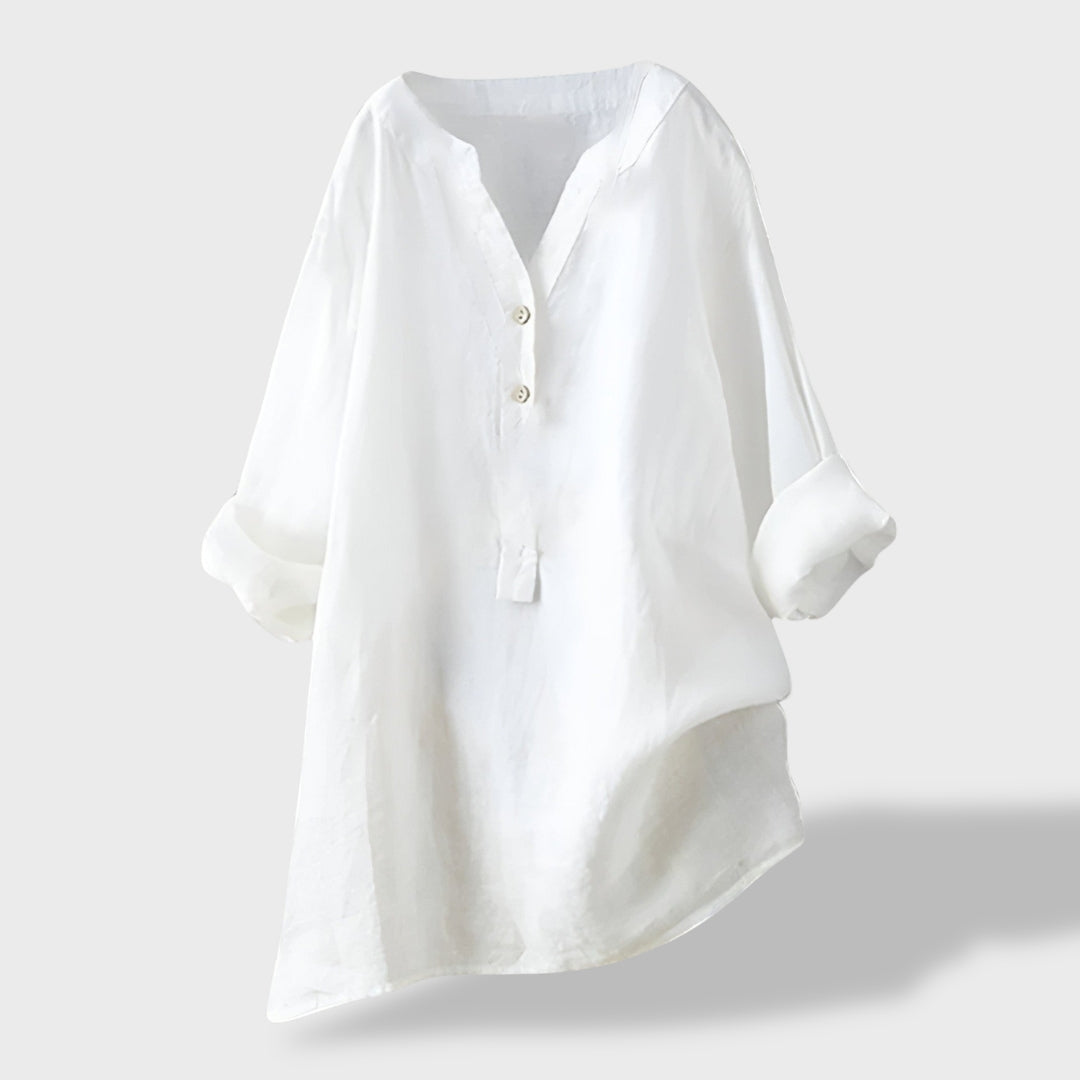 Beatriz™｜Cămașă Ușoară din In pentru Vară