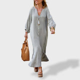 Eva™ ｜Rochie de Vară din Bumbac și In