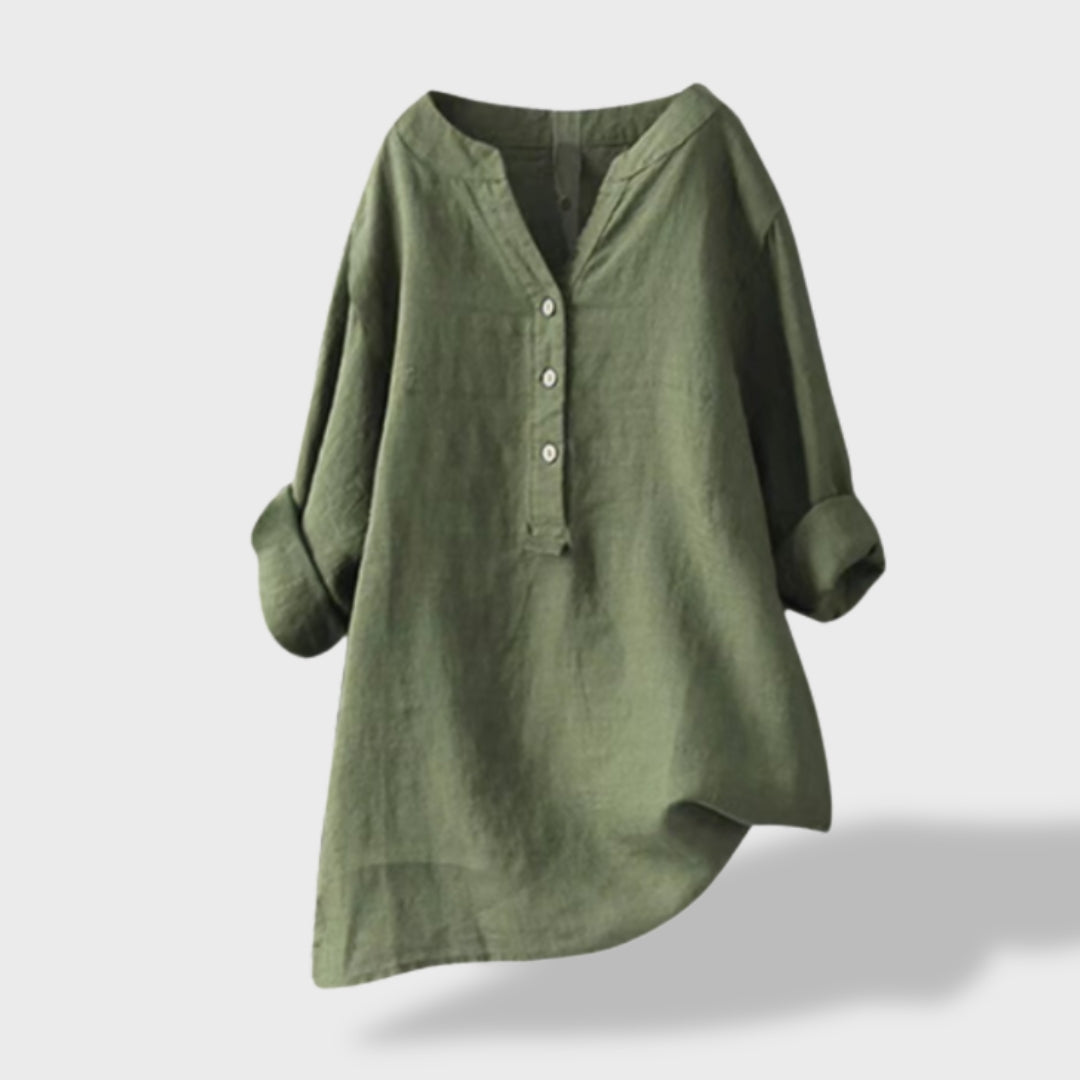 Beatriz™｜Cămașă Ușoară din In pentru Vară