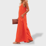 Margarida™ | Salopetă din in