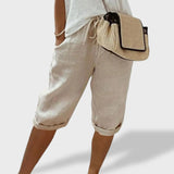 Mariana™ ｜ Pantaloni Scurți Ușori din Bumbac și In