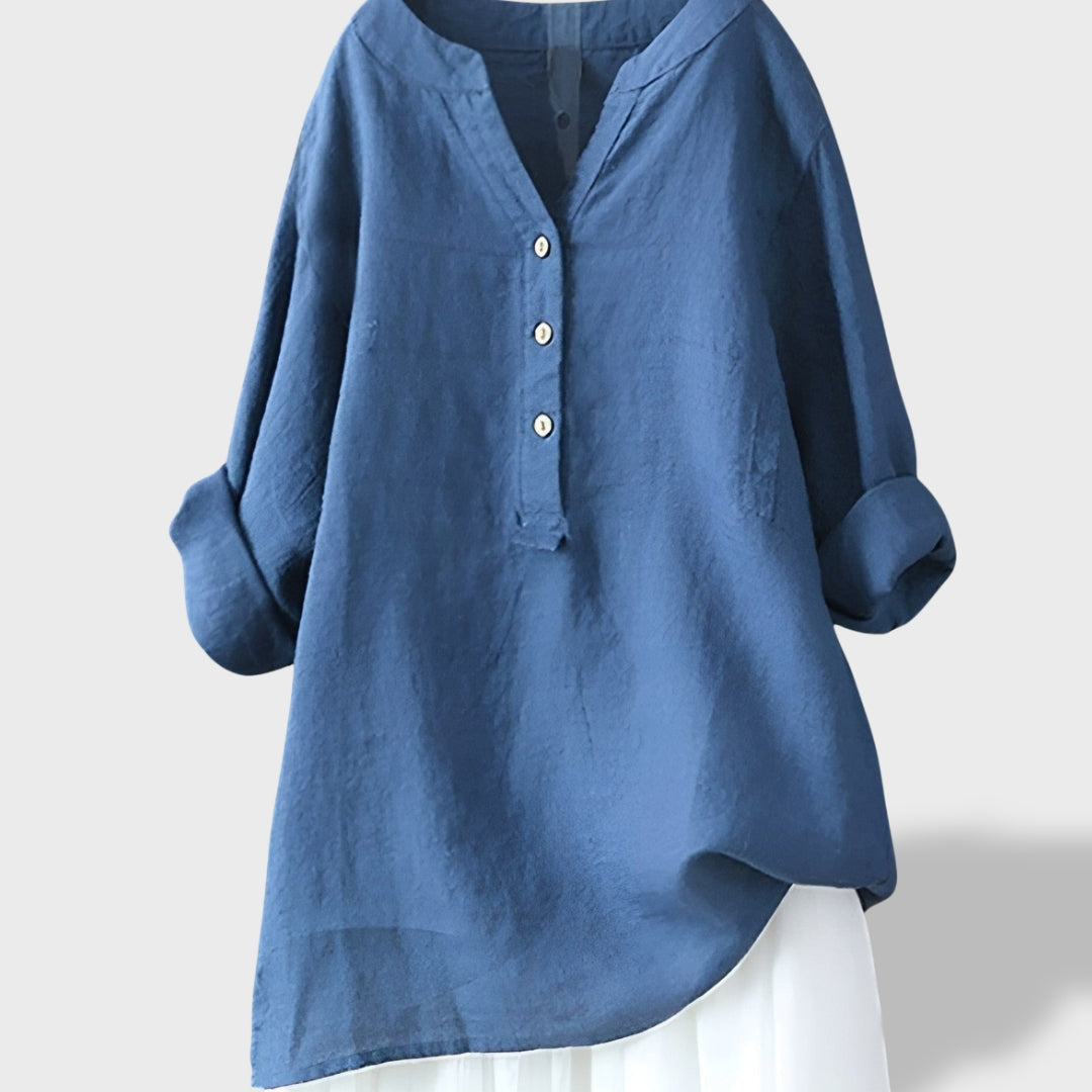 Beatriz™｜Cămașă Ușoară din In pentru Vară