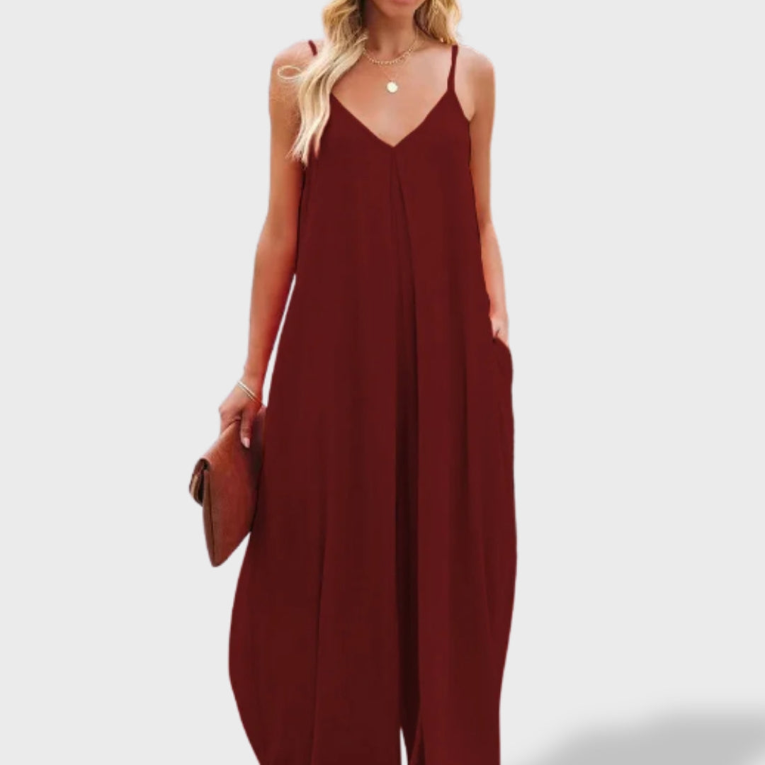 Margarida™ | Salopetă din in