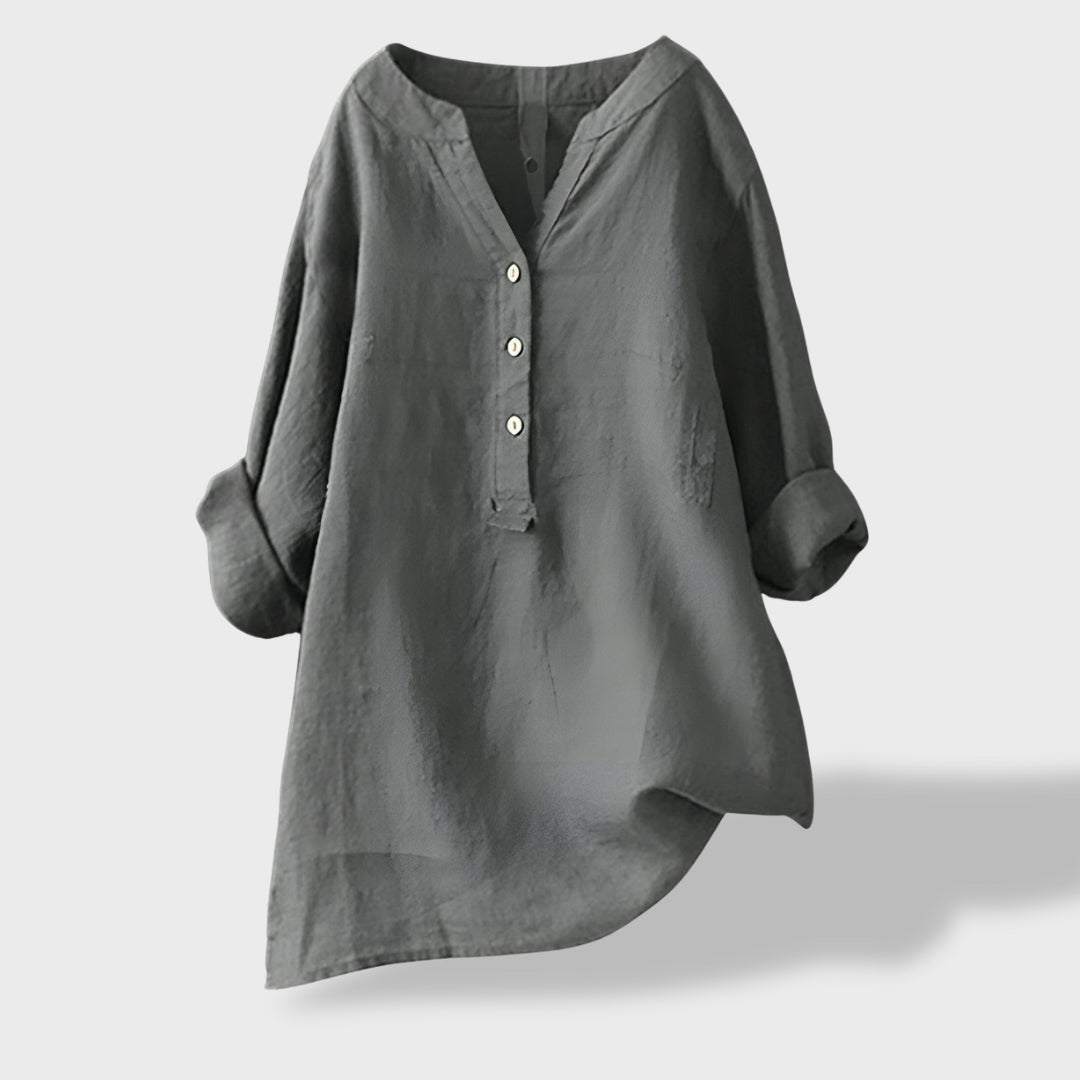 Beatriz™｜Cămașă Ușoară din In pentru Vară