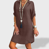 Vitória™ | Rochie Ușoară din In pentru Vară