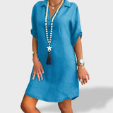 Vitória™ | Rochie Ușoară din In pentru Vară