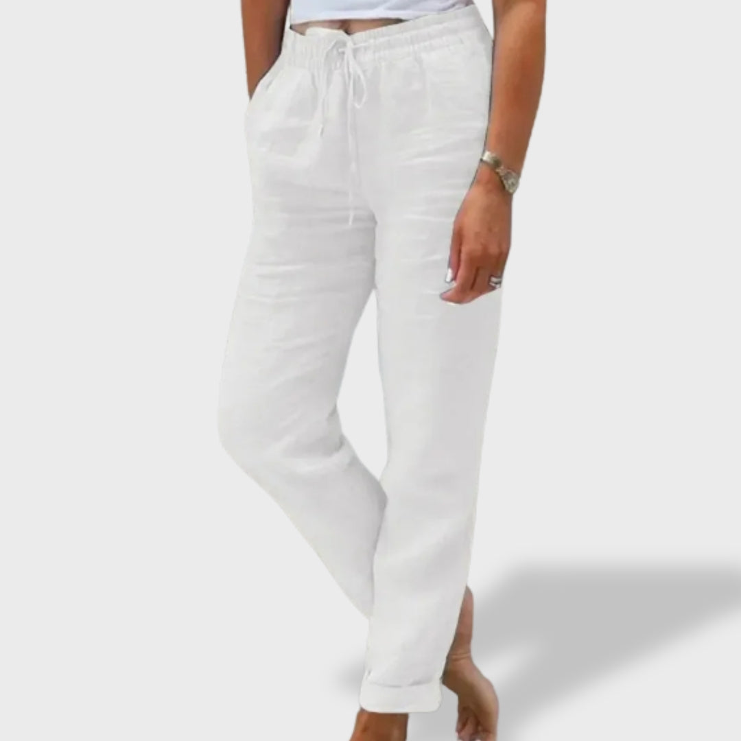 Benedita™ | Pantaloni din in ușori