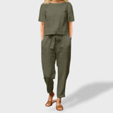 Helena™｜Set de Vară – In și Bumbac