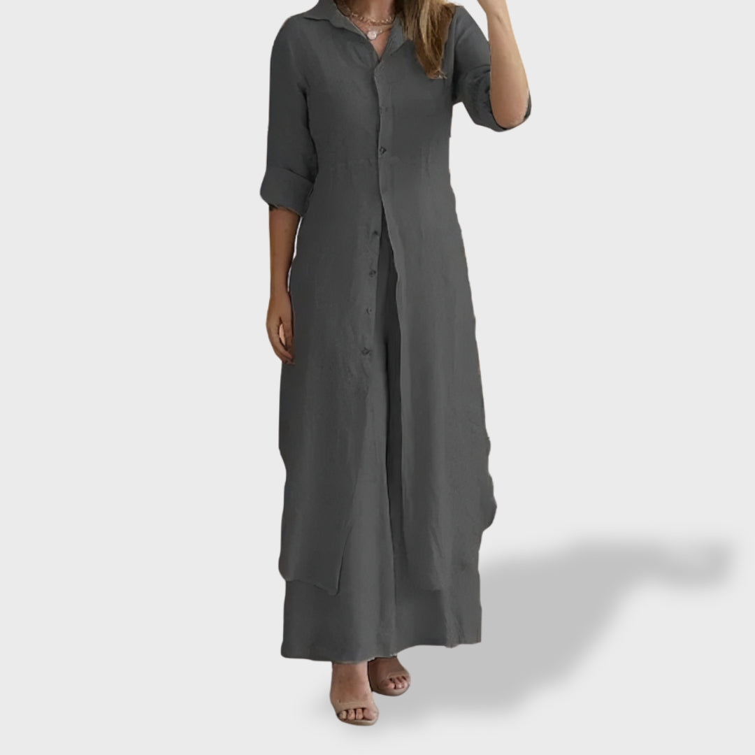 Vivenne | Set de două piese din in de lux