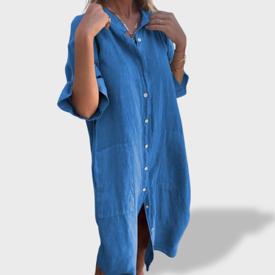 Beatriz™｜Rochie Lejeră din In