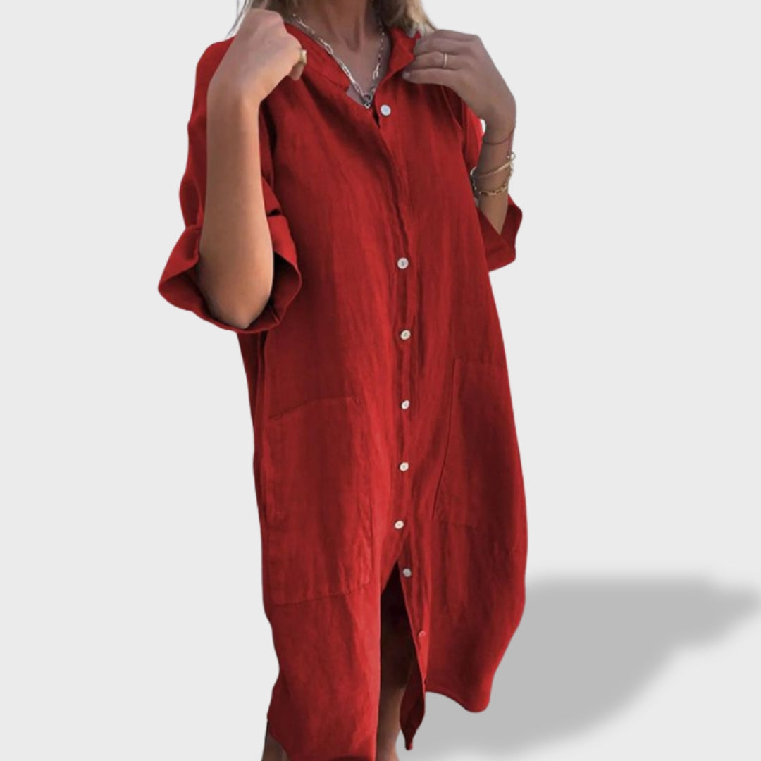 Beatriz™｜Rochie Lejeră din In