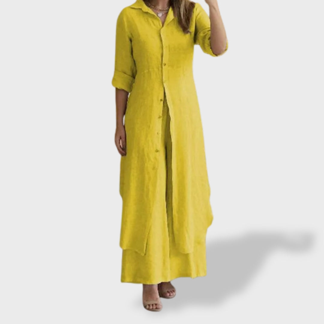 Vivenne | Set de două piese din in de lux