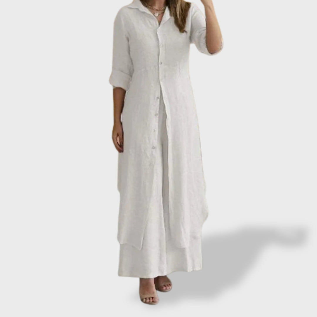 Vivenne | Set de două piese din in de lux