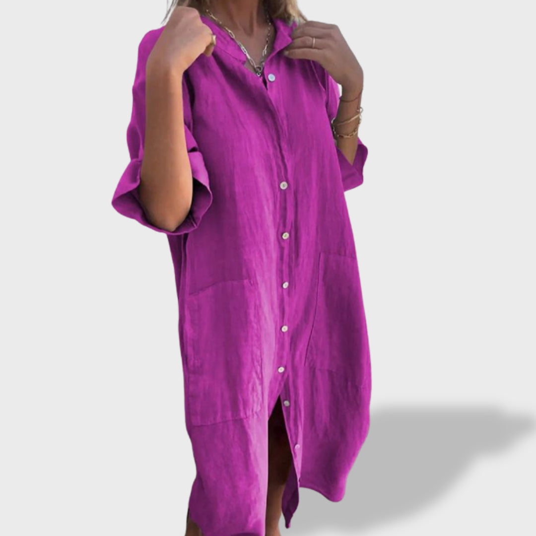 Beatriz™｜Rochie Lejeră din In