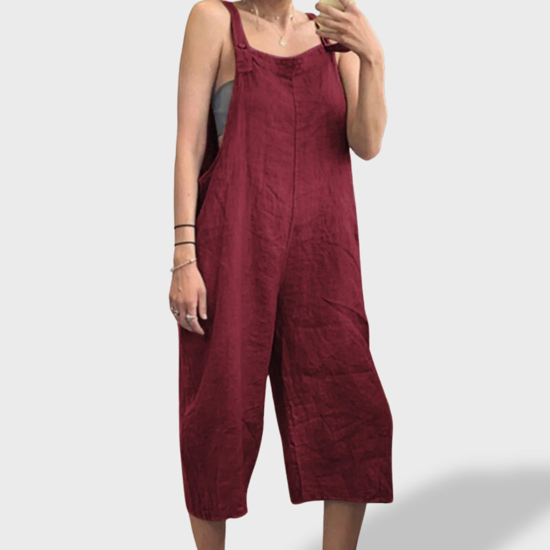 Mariana™ | Salopetă Elegantă din In de Vară