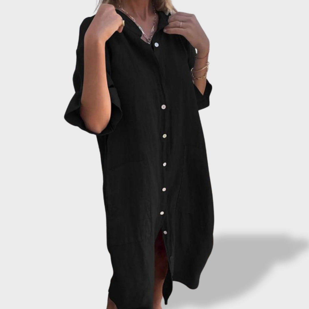 Beatriz™｜Rochie Lejeră din In