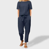 Helena™｜Set de Vară – In și Bumbac