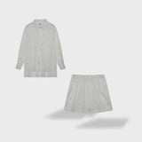 Maud | Set de cămașă și pantaloni scurți din in elegant
