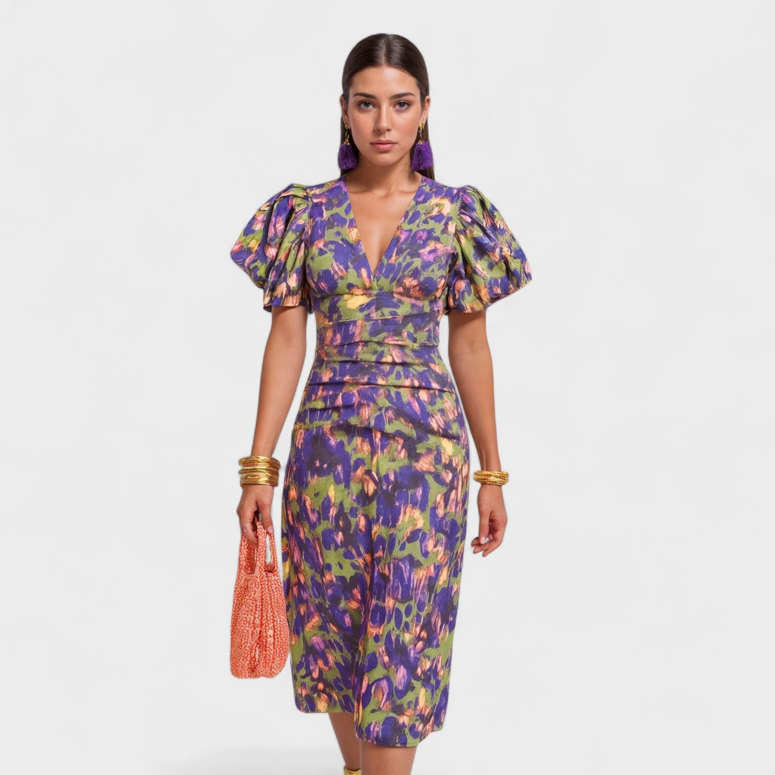 Lily - Rochie Fuego Tropical