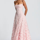 Francisa™ | Rochie Lungă cu Corset din Dantelă