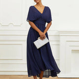 Helena | Rochie Helena Midi Formală cu Decolteu în V