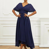 Helena | Rochie Helena Midi Formală cu Decolteu în V