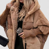 Dominika | Geacă Pufos cu Glugă