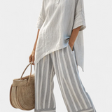 Clarisse | Set Daisy Bluza Asimetrică Elegantă și Confortabilă