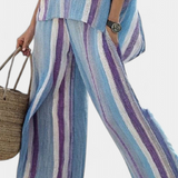 Laura | Set Linii Daisy Malva Albastru Deschis Elegant