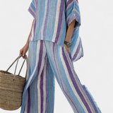 Laura | Set Linii Daisy Malva Albastru Deschis Elegant