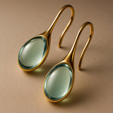 CristalLux Cercei Picătură Aur Argint - Eleganță Strălucitoare