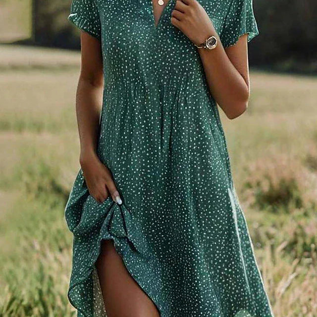 Ana Bela | Rochie Midi de Stil Versatil și Feminin