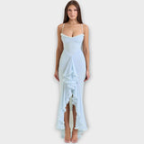 Rochie de seară elegantă cu volane