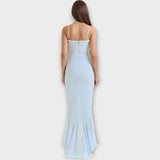 Rochie de seară elegantă cu volane