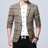 Blazer elegant cu carouri