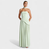 Rochia Maliyah - Croi asimetric Mentă