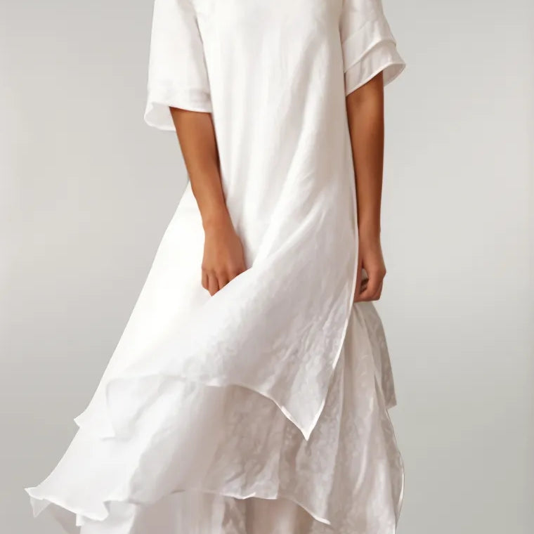 Rochia Maya cu Volane Elegante