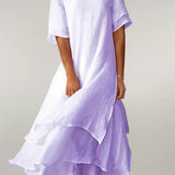 Rochia Maya cu Volane Elegante