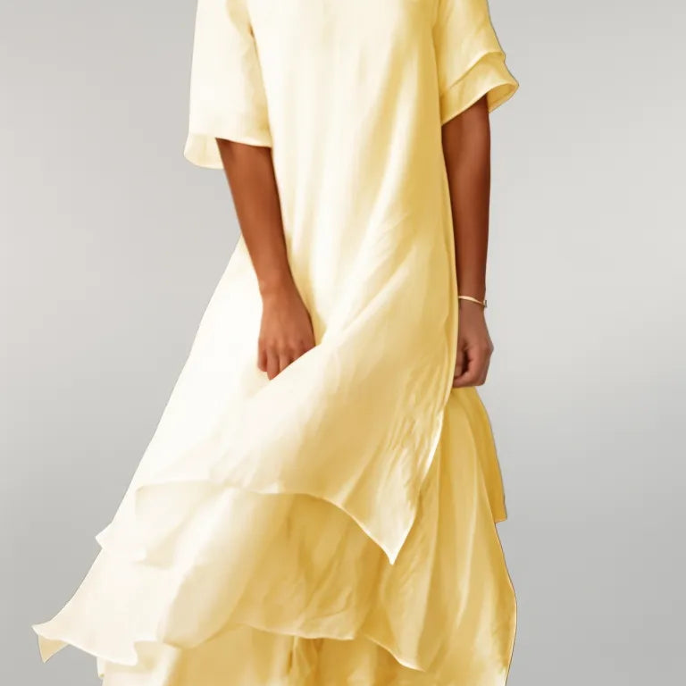 Rochia Maya cu Volane Elegante