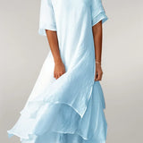 Rochia Maya cu Volane Elegante