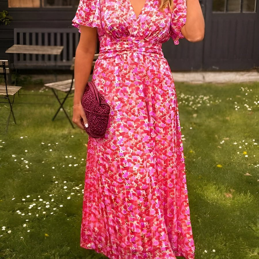 Sandra | Rochie maxi elegantă cu decolteu în V