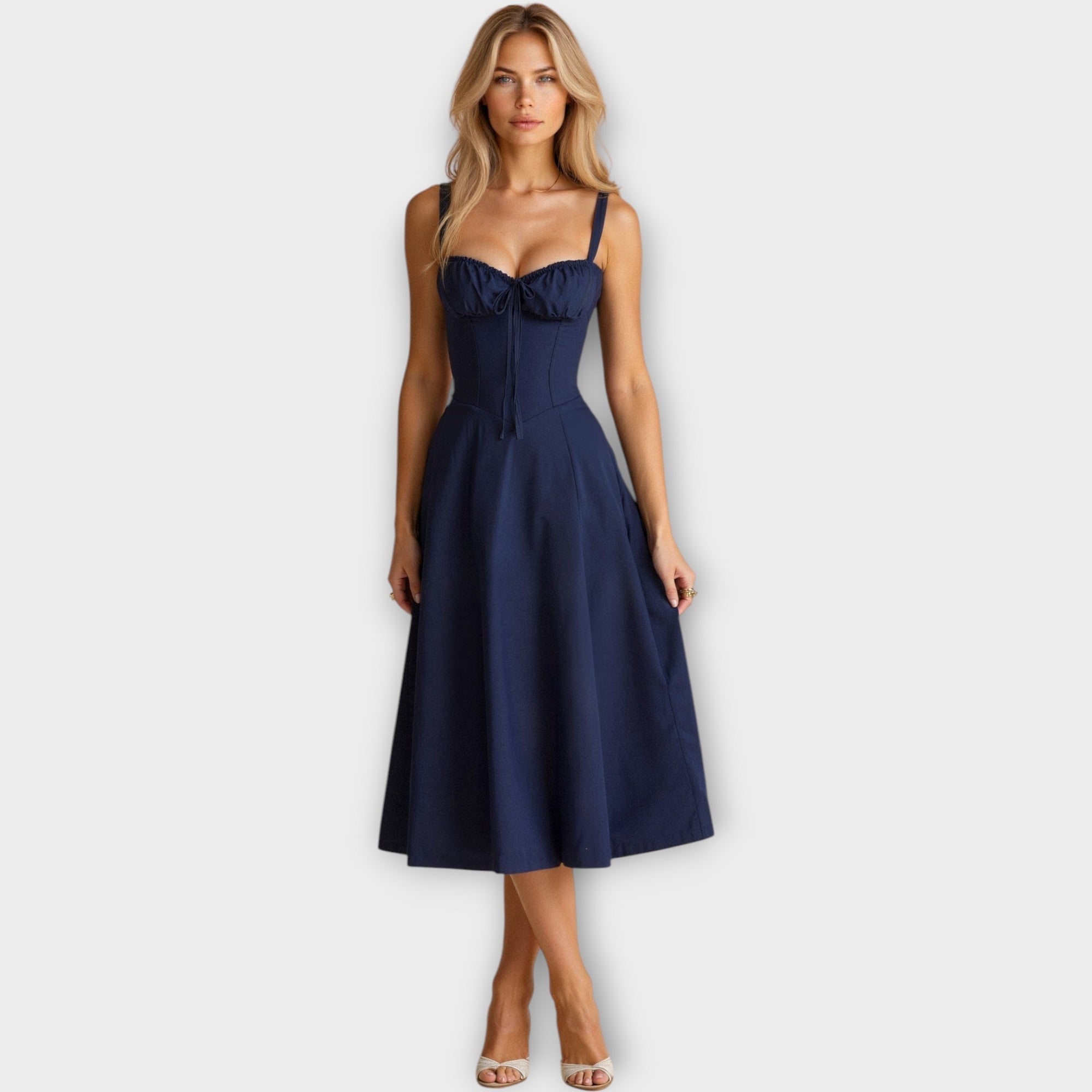 Rochie Midi cu Corset