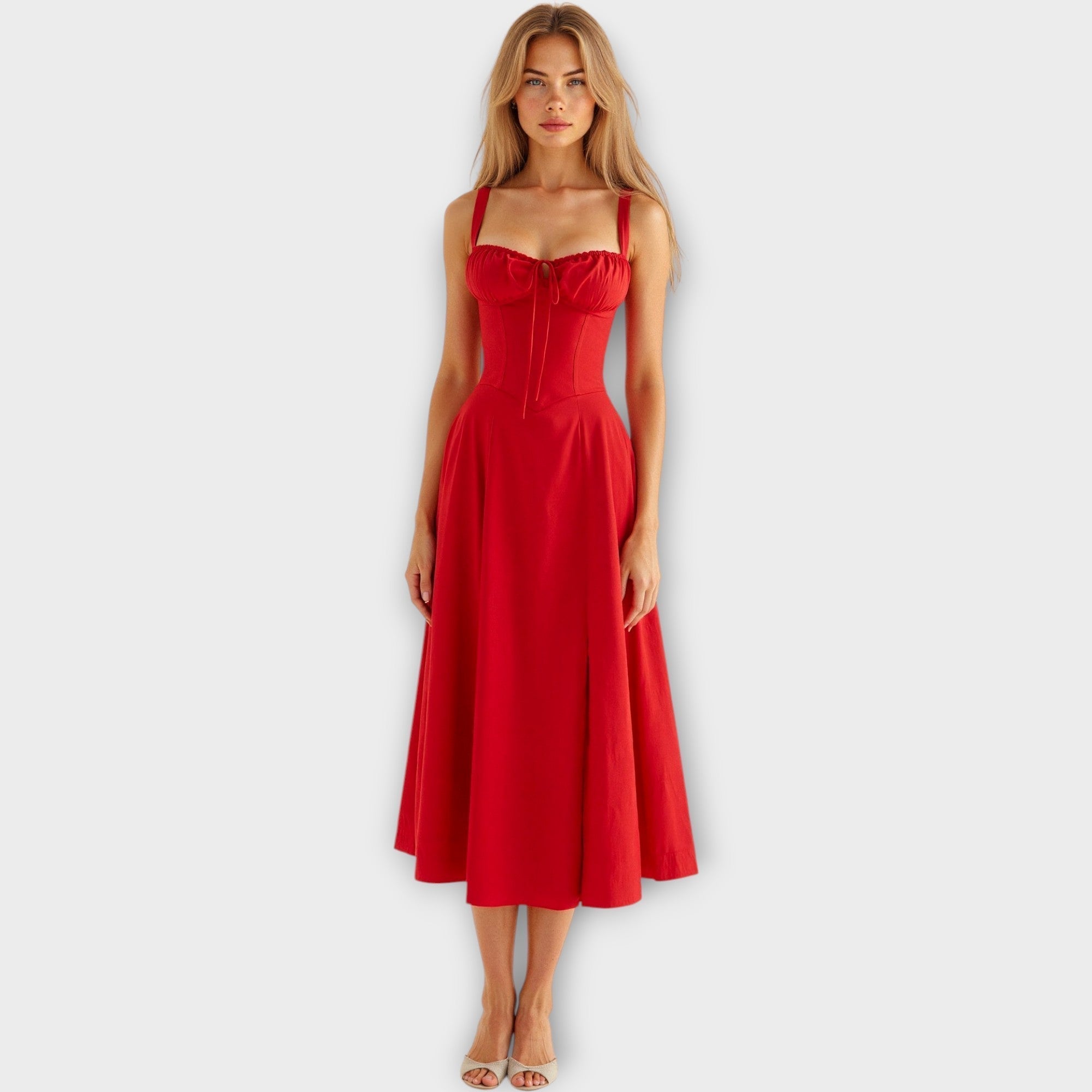 Rochie Midi cu Corset