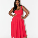 Amélia™ | Rochie Midi Intemporală și Fluidă