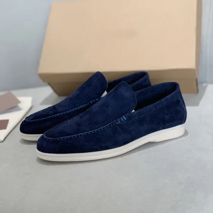 Mocasini din suede elegant