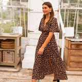 STELLA™ – O Rochie Maxi cu Imprimeu de Leopard care Îți Transformă Look-ul