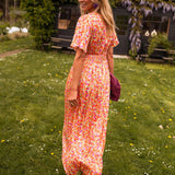 Sandra | Rochie maxi elegantă cu decolteu în V