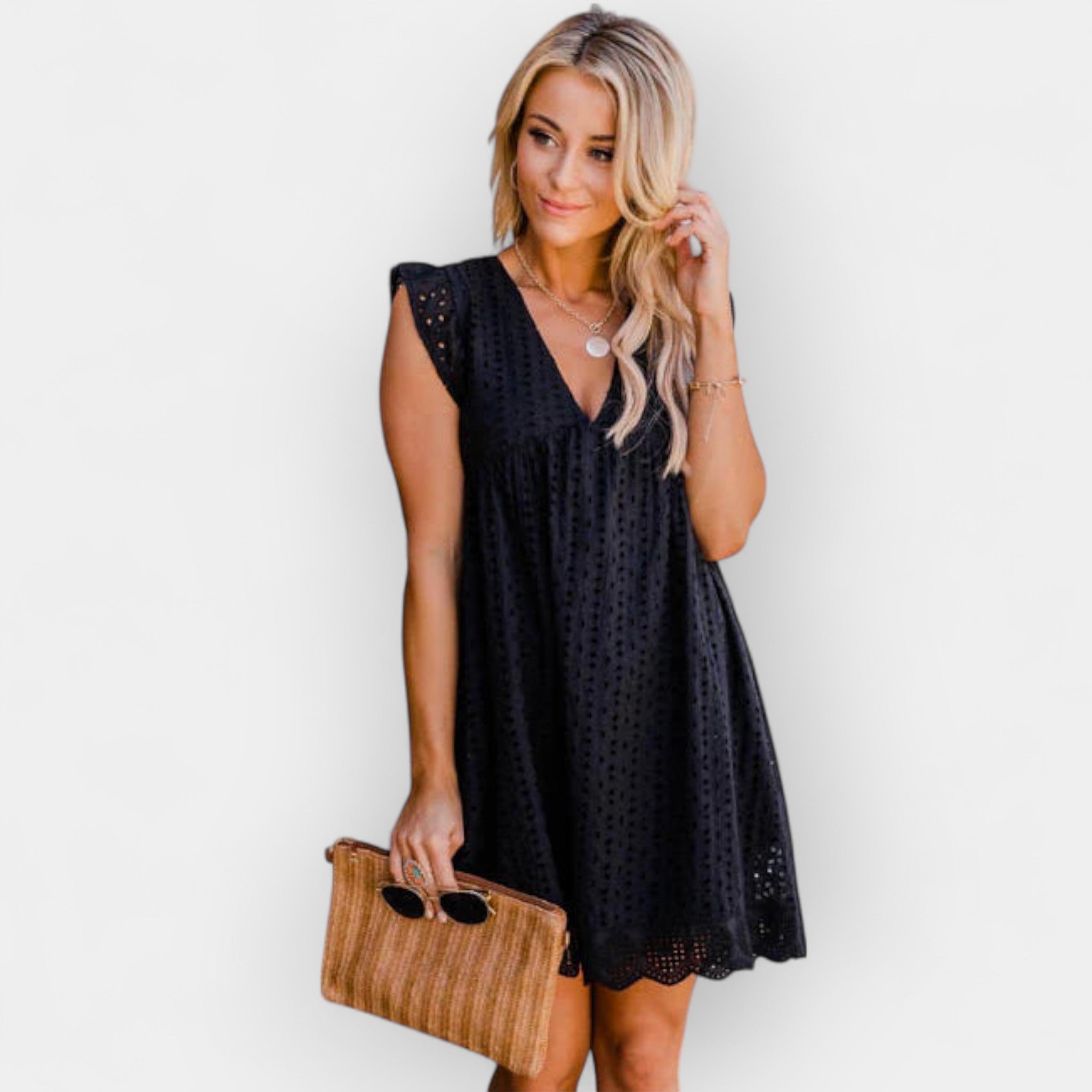 Rochie de Vară cu Șorturi Ascunse și Buzunare